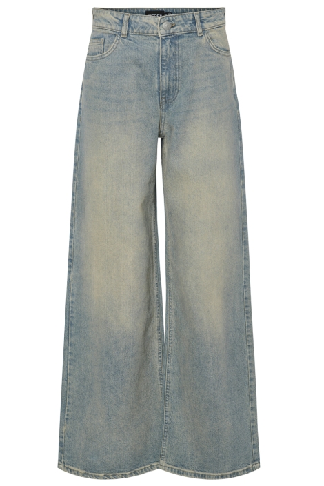 Pieces pcselma mw wide denim jeans
